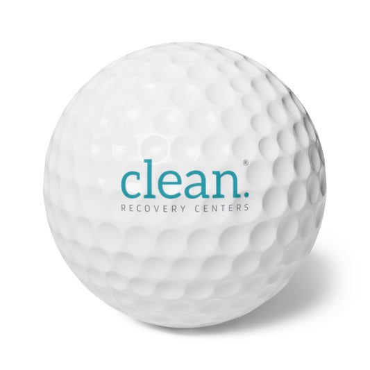 Clean Logo Golf Balls, 6pcs