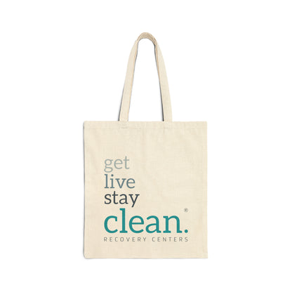 Get, Live, Stay Clean Canvas Tote Bag