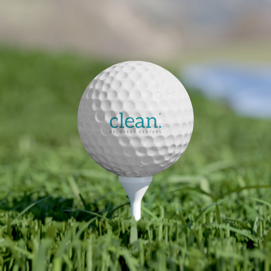 Clean Logo Golf Balls, 6pcs
