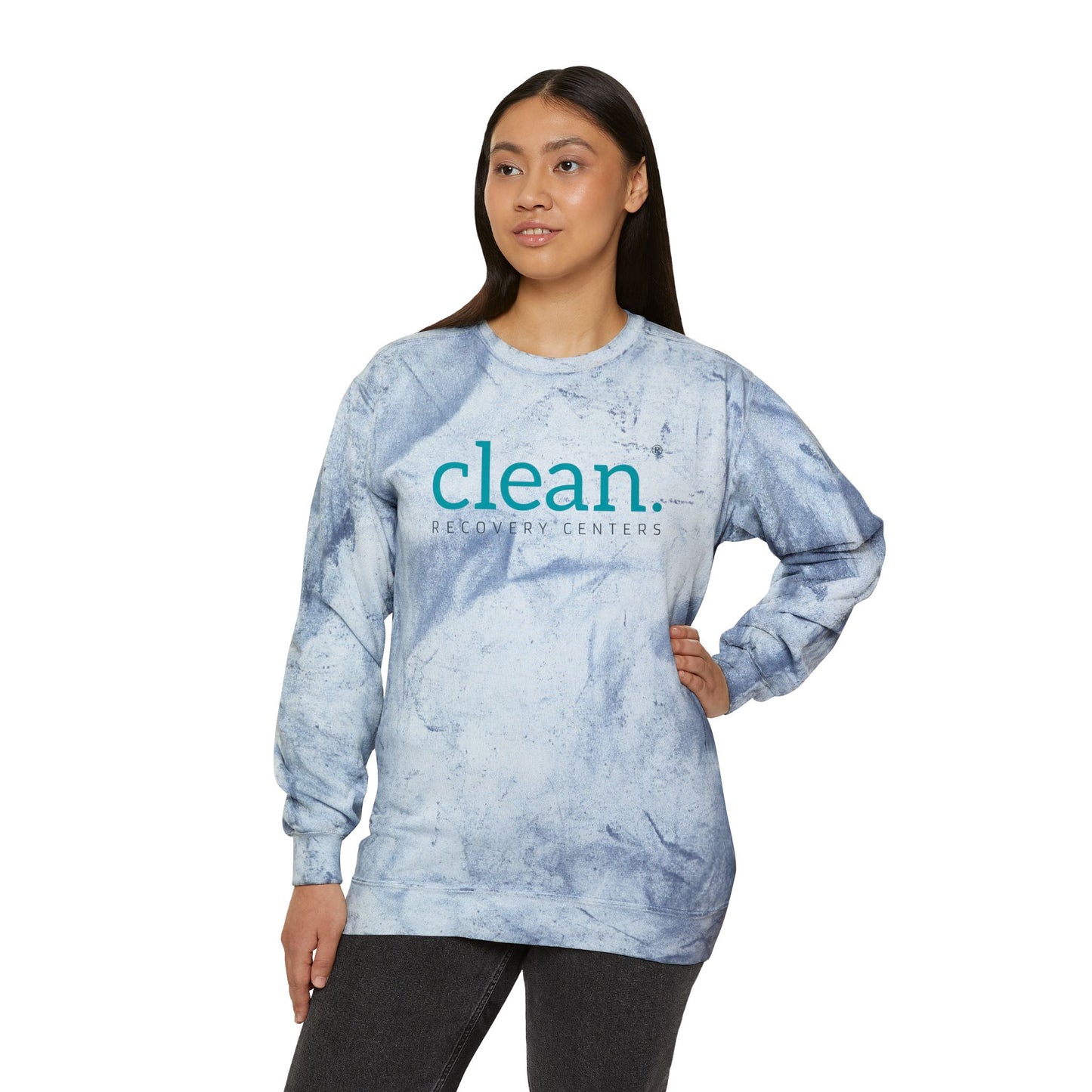 Clean Logo Tie-Dye Sweatshirt