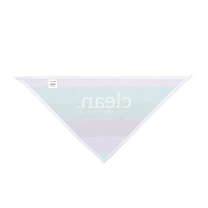 Clean Coastal Colorblock Pet Bandana