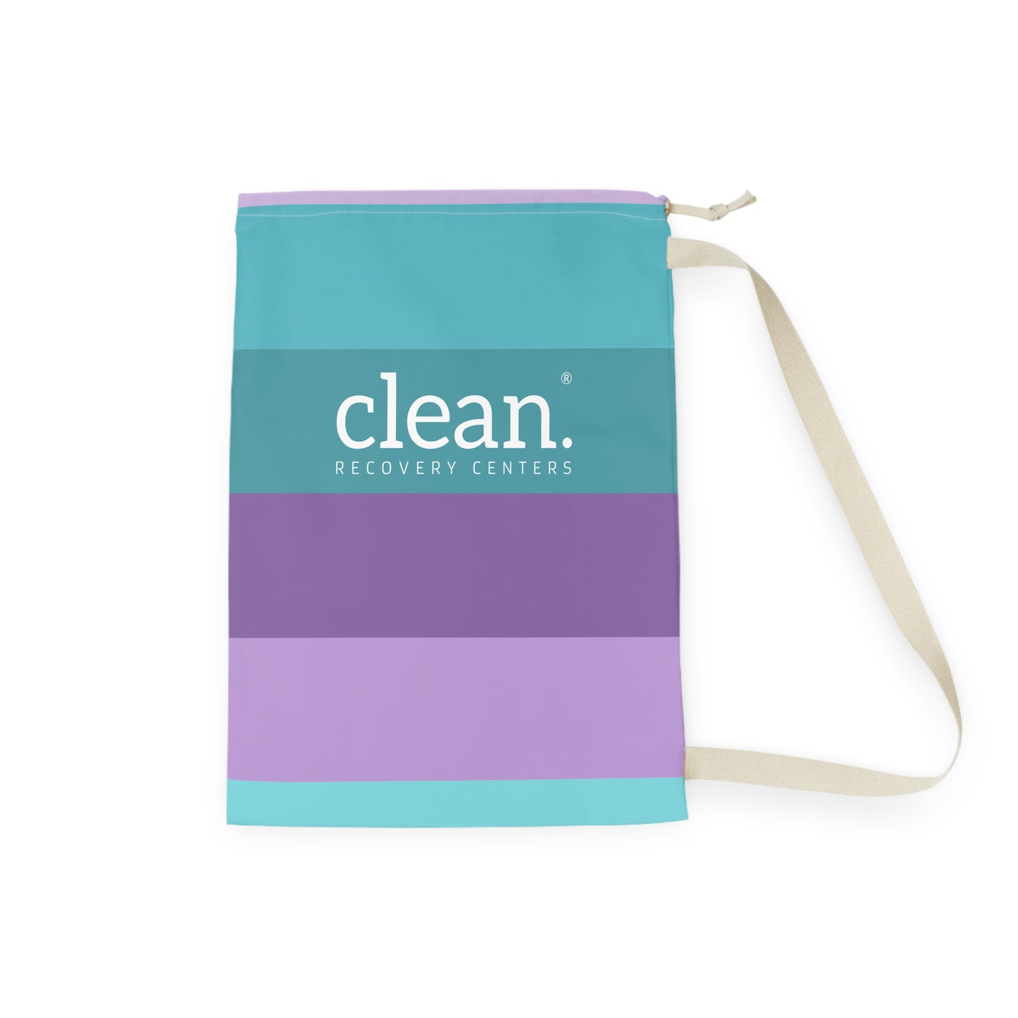 Clean Coastal Colorblock Laundry Bag