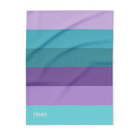 Clean Coastal Colorblock Throw Blanket