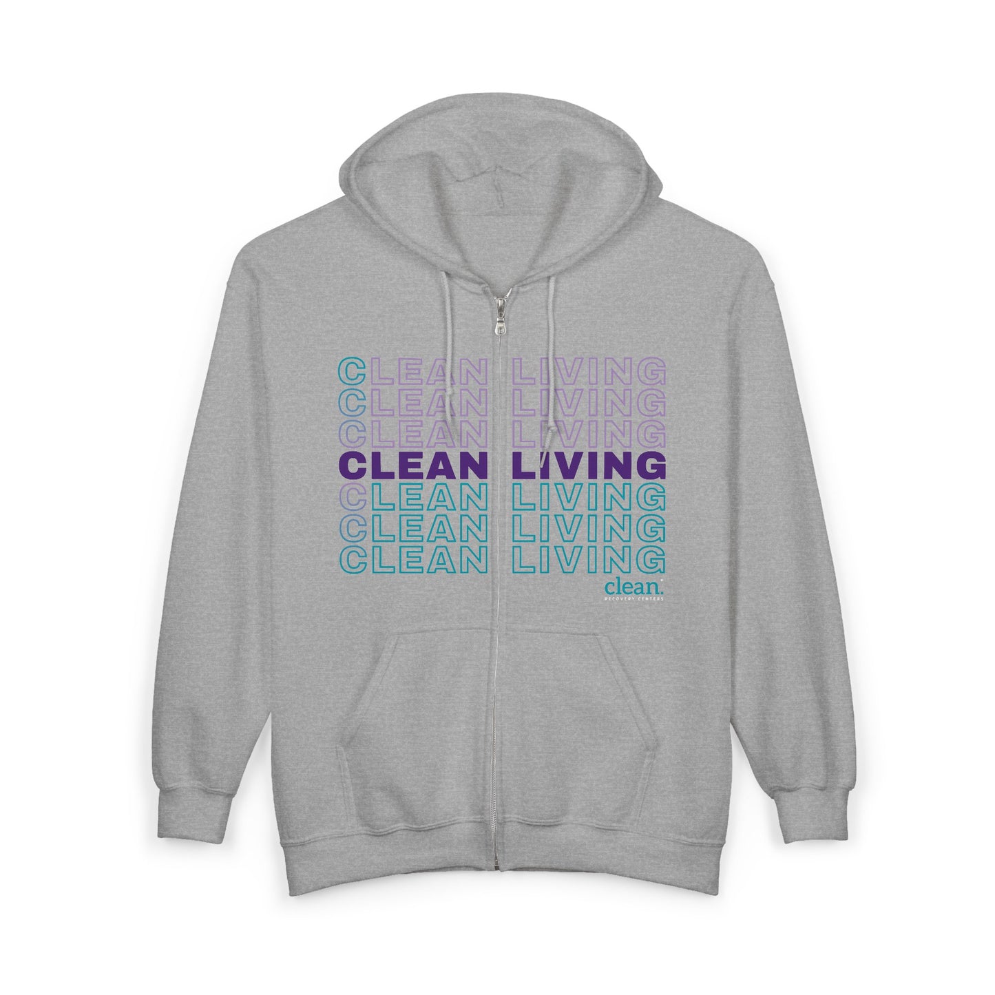 Clean Living Zip Hoodie