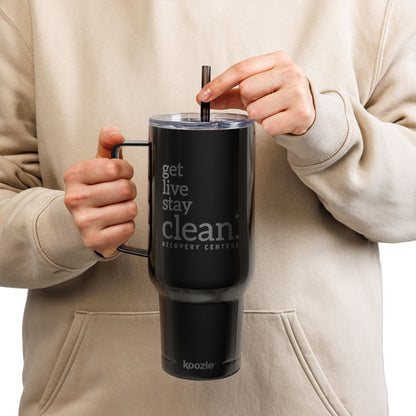 Get Live Stay Clean 40oz Engraved Tumbler