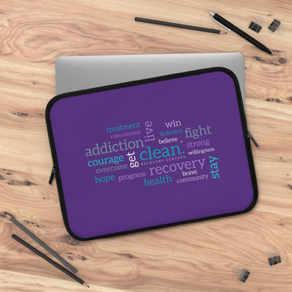 Clean Word Cloud Laptop Sleeve