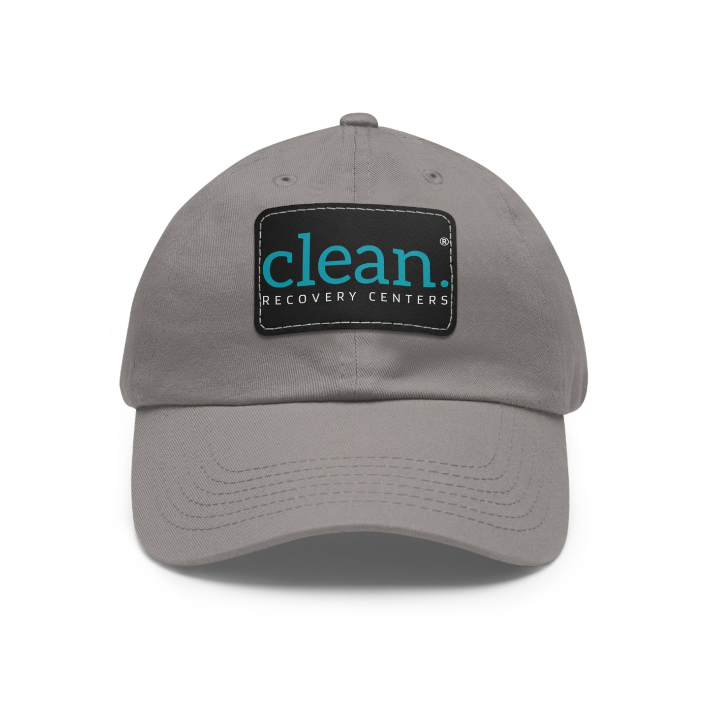 Clean Logo Hat with Leather Patch