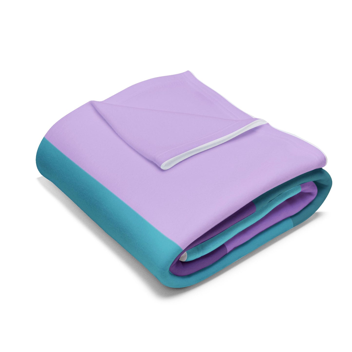 Clean Coastal Colorblock Throw Blanket