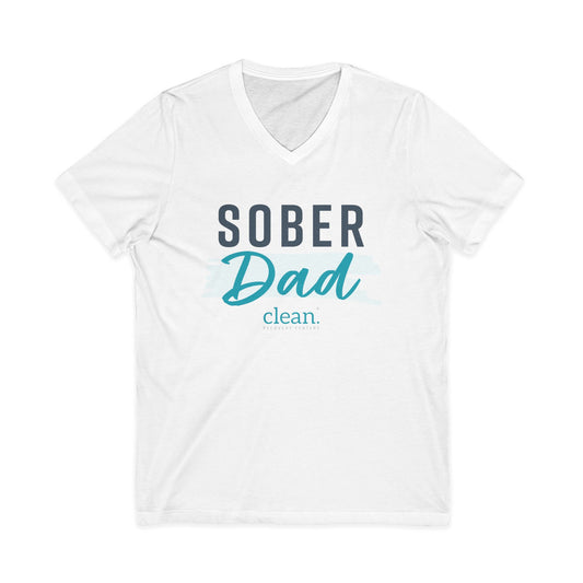 Sober Dad V-Neck Tee