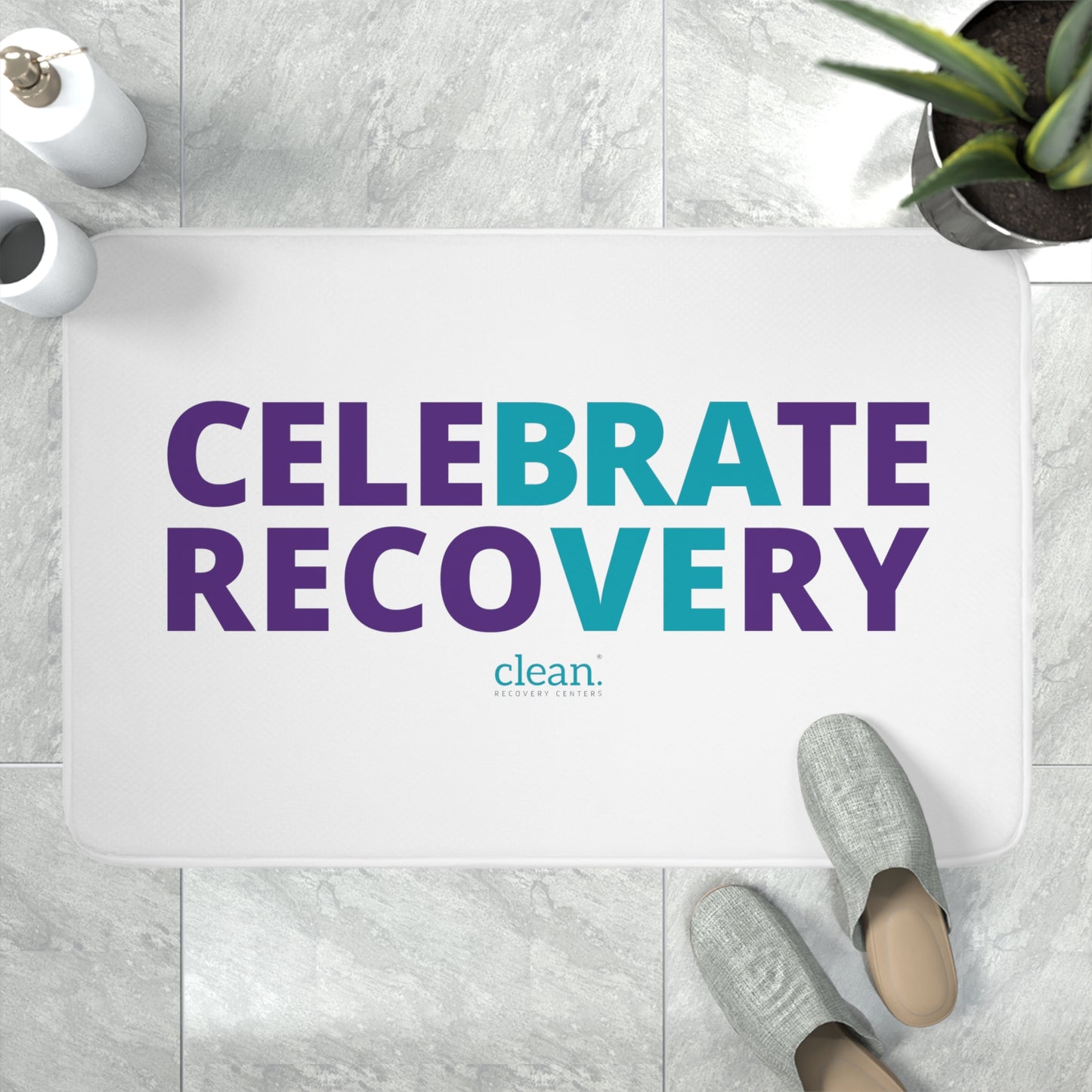 Celebrate Recovery Memory Foam Bath Mat