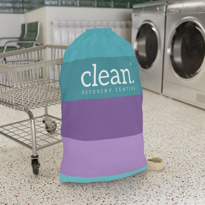 Clean Coastal Colorblock Laundry Bag