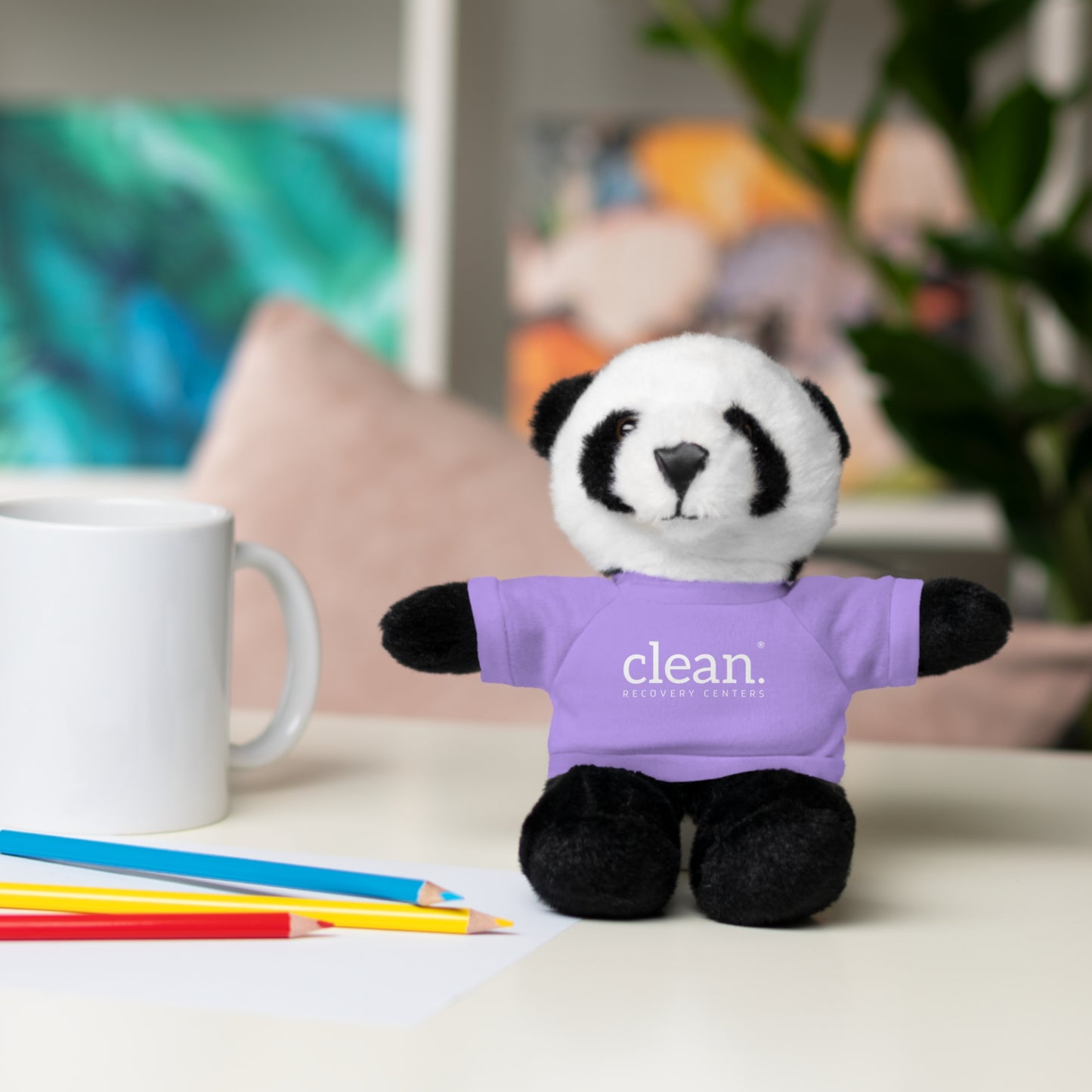 Plush Animals with Clean Logo Tee
