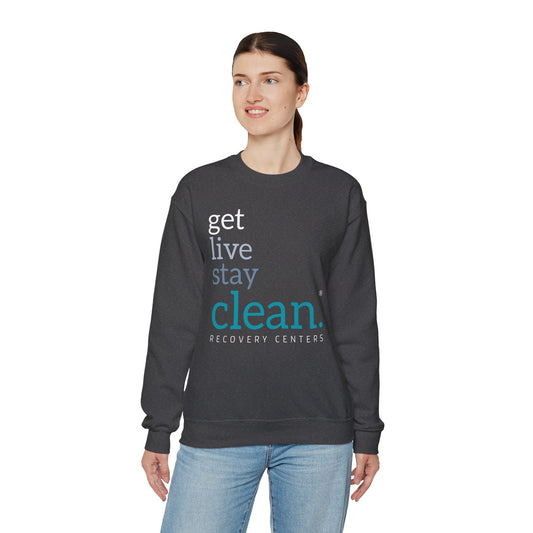 Get, Live, Stay Clean Crewneck Sweatshirt