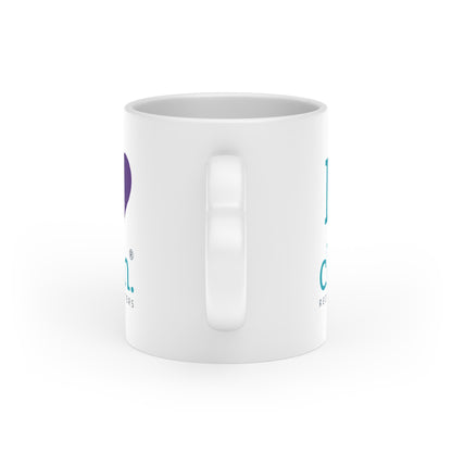 I Love Clean Heart Handle Coffee Mug