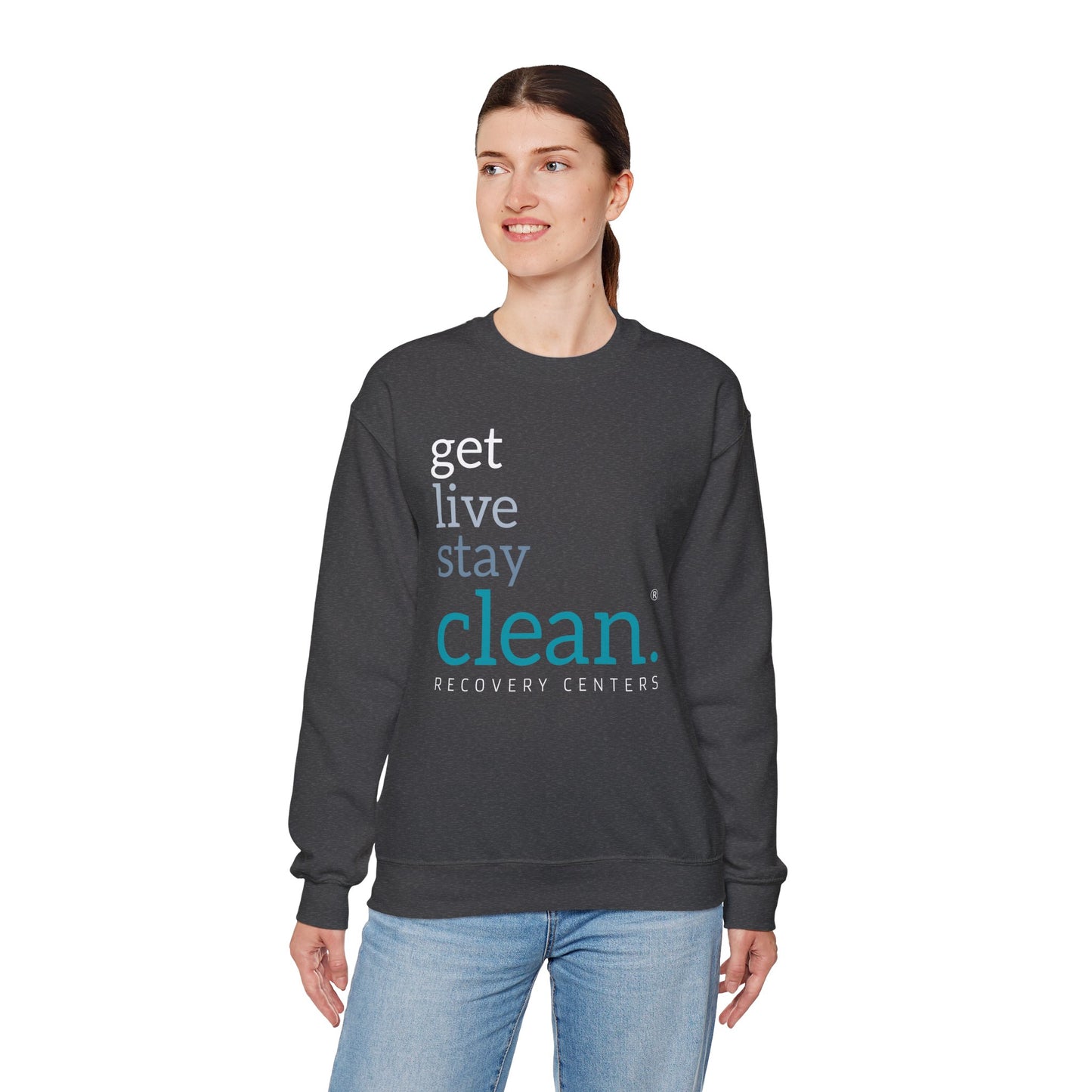 Get, Live, Stay Clean Crewneck Sweatshirt