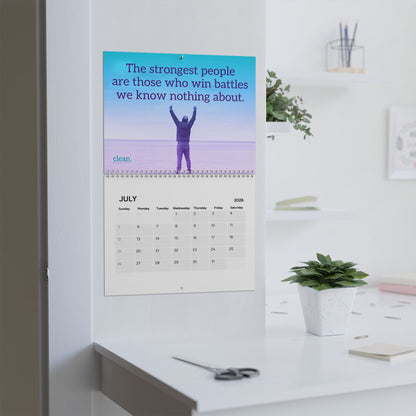 Clean 2026 Wall Calendar
