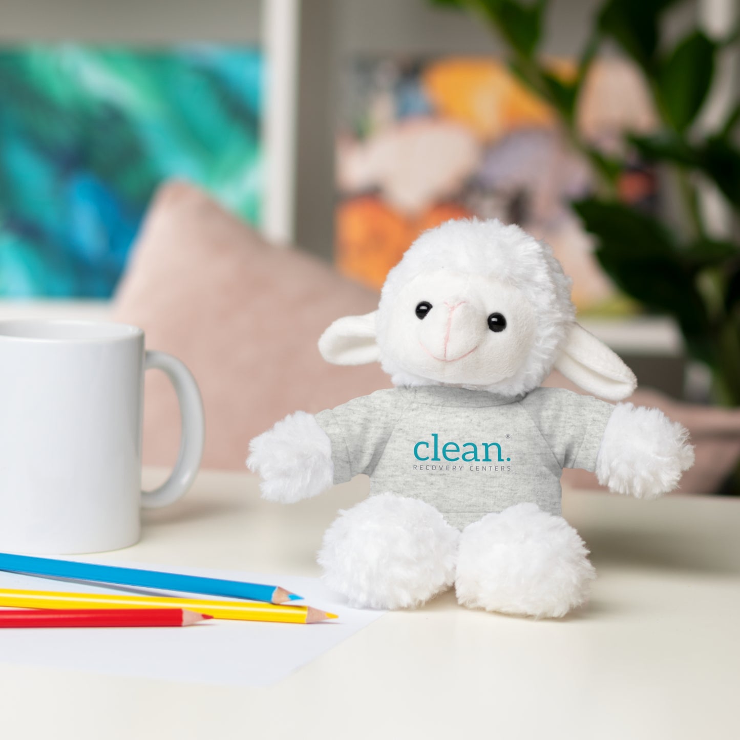 Plush Animals with Clean Logo Tee