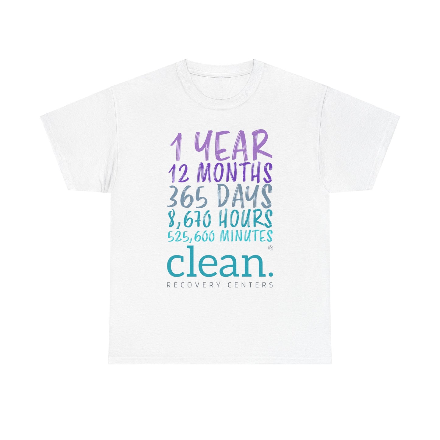 One Year Clean Cotton Tee