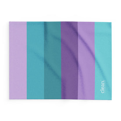 Clean Coastal Colorblock Throw Blanket
