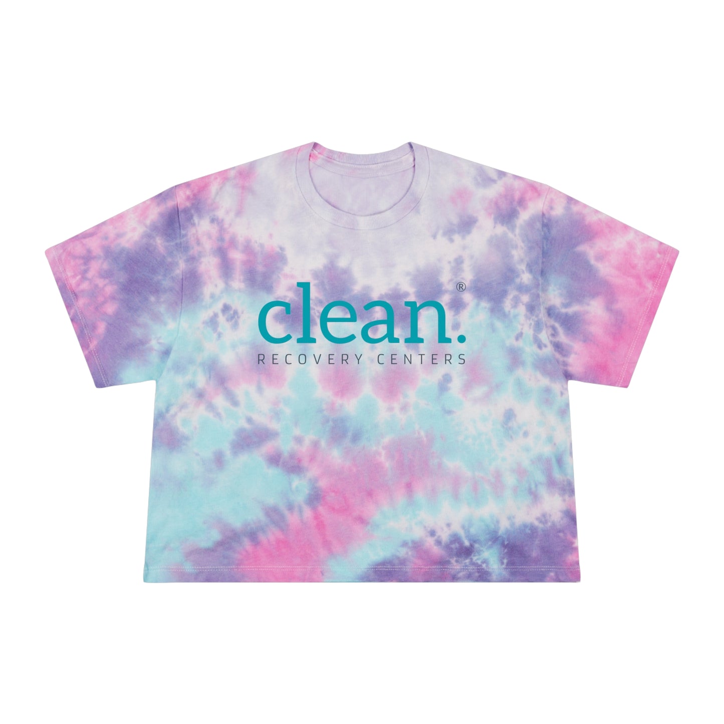 Clean Logo Tie-Dye Crop Tee