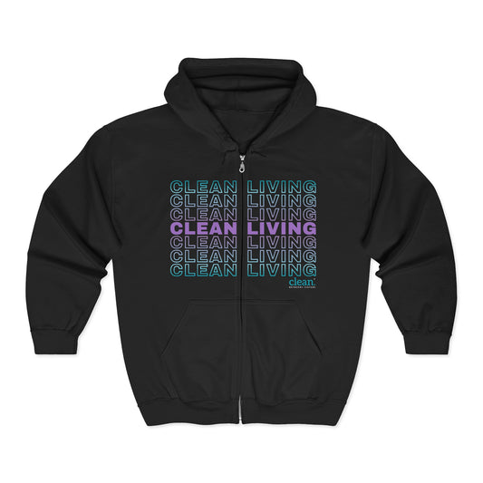 Clean Living Zip Hoodie