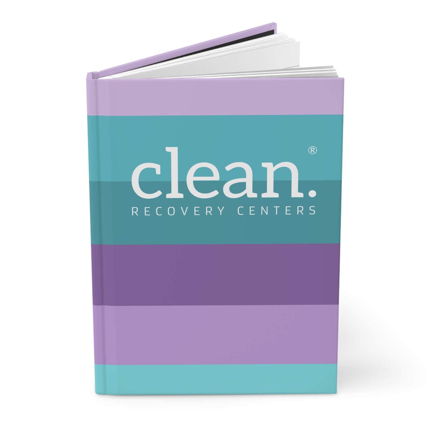 Clean Coastal Colorblock Hardcover Journal