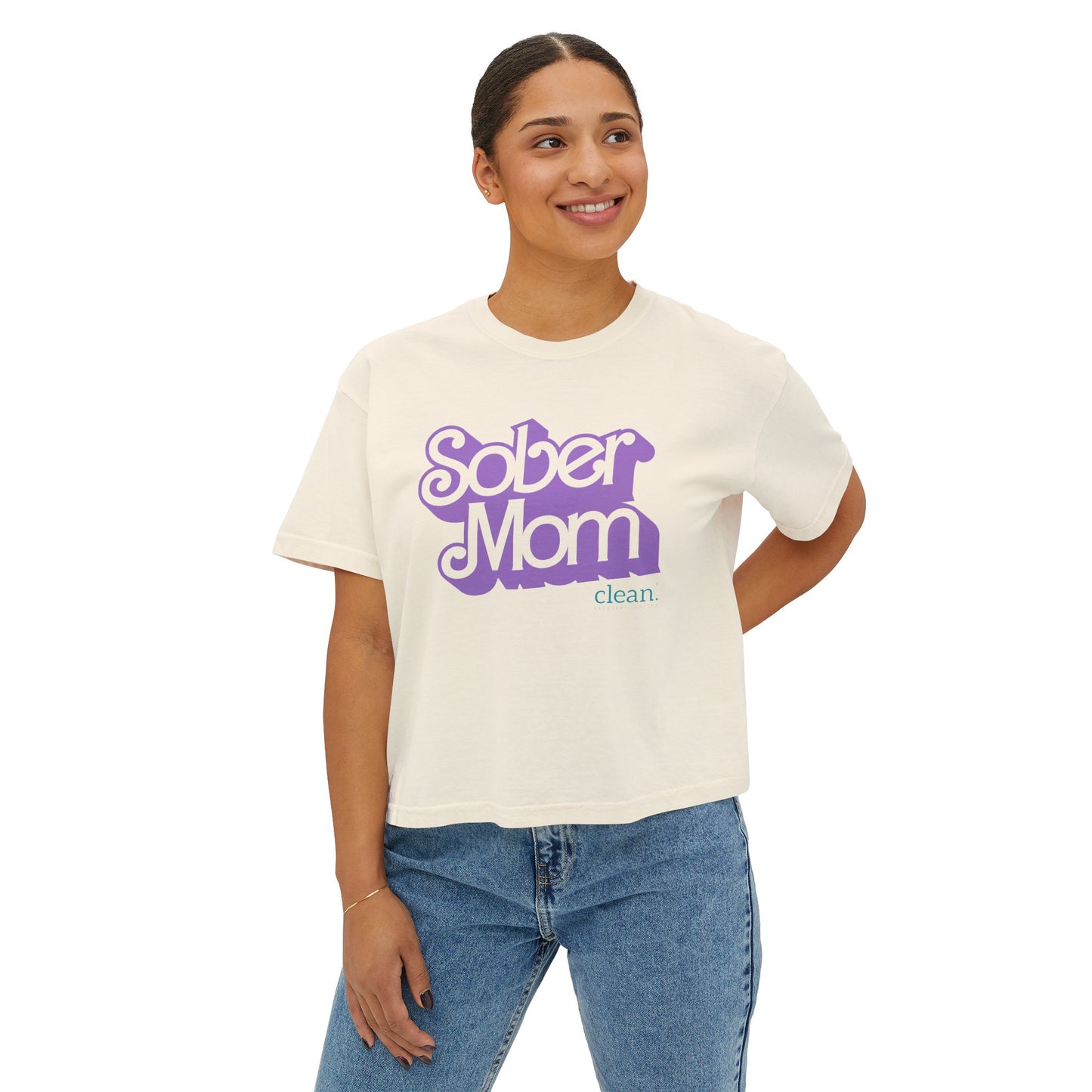 Sober Mom Boxy Tee