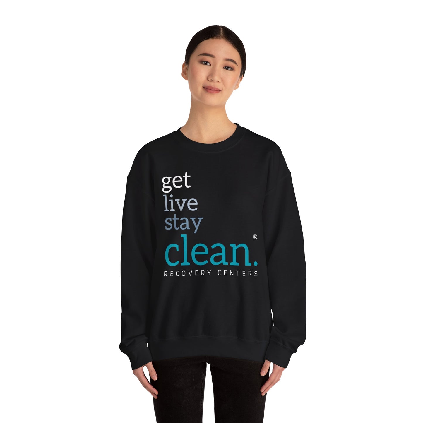 Get, Live, Stay Clean Crewneck Sweatshirt