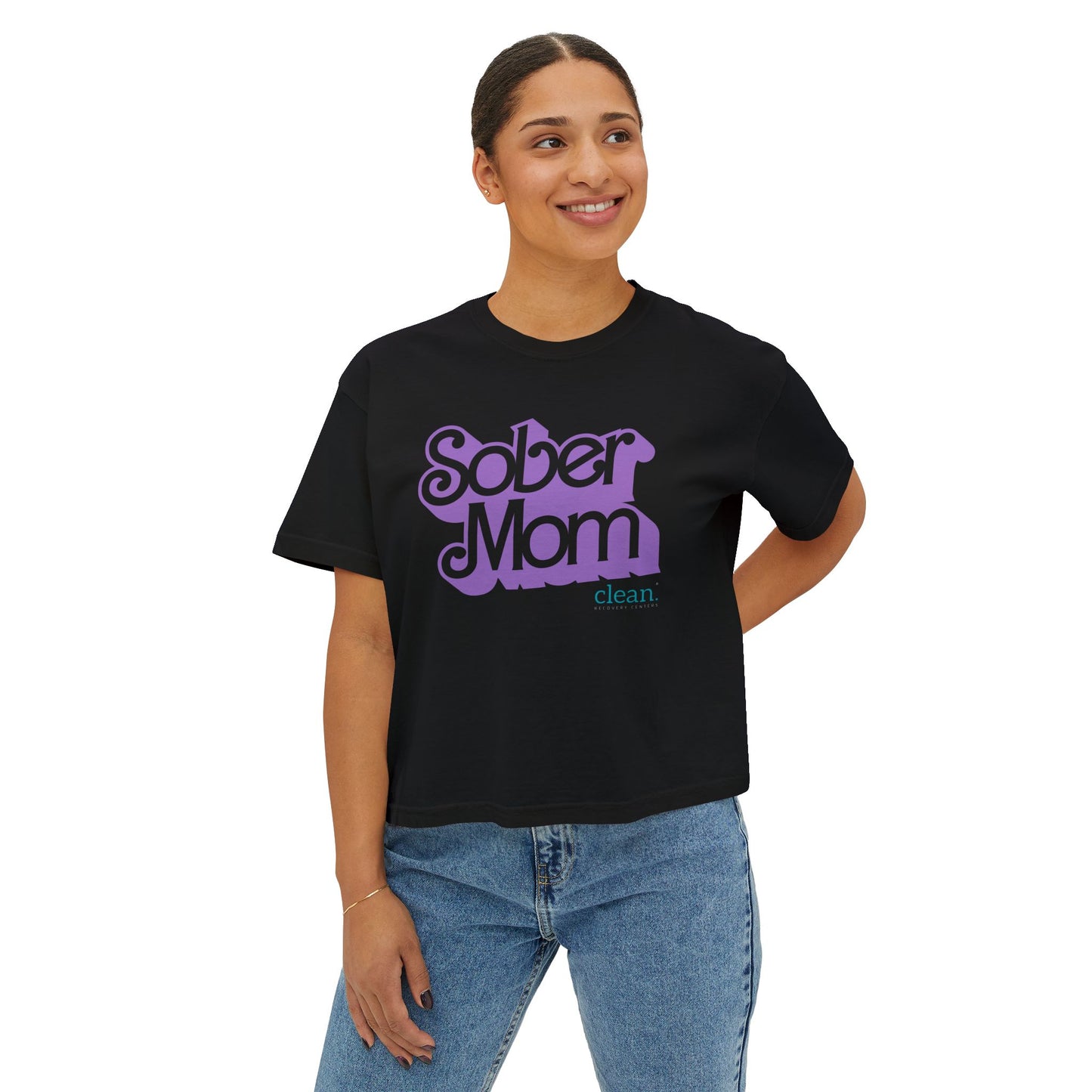 Sober Mom Boxy Tee