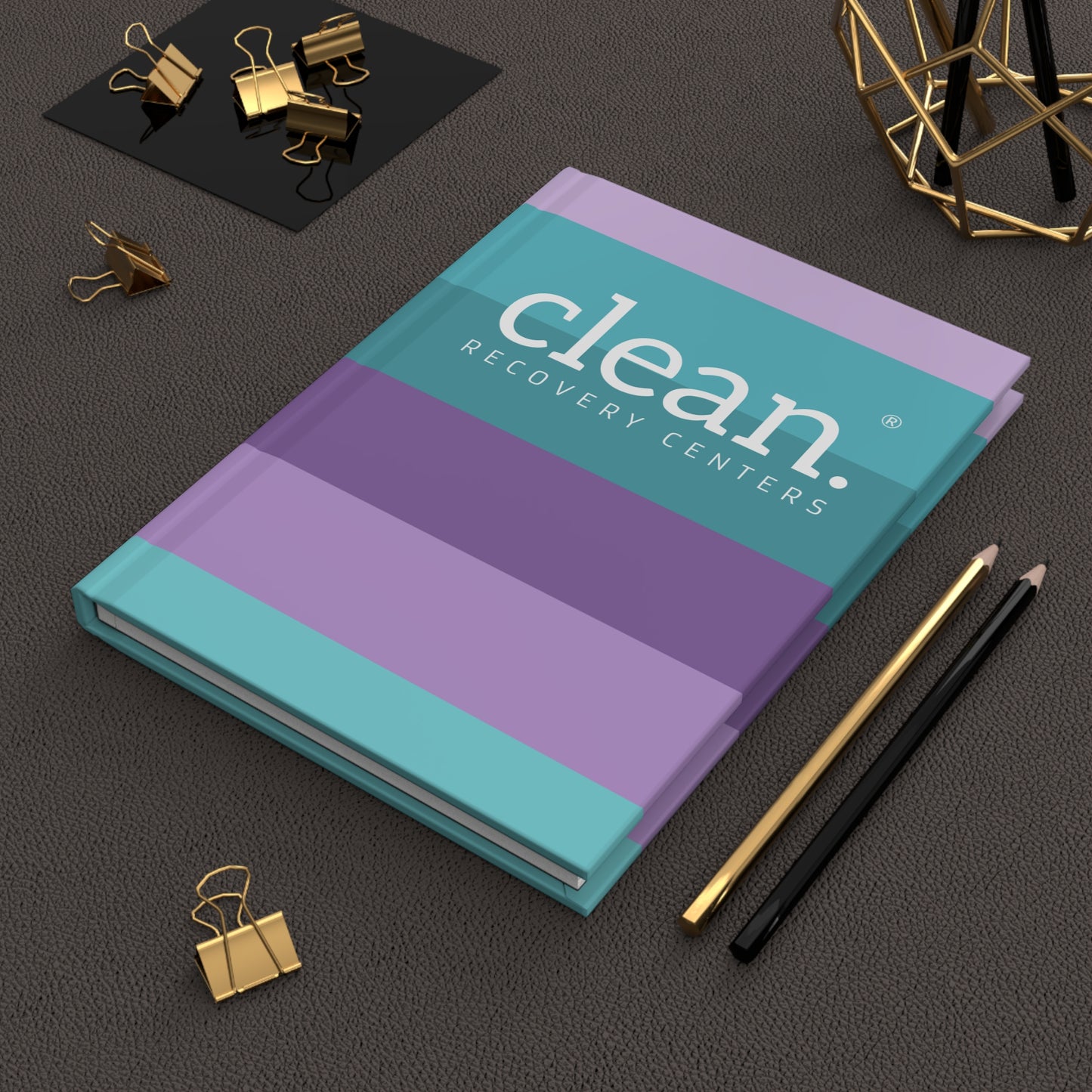 Clean Coastal Colorblock Hardcover Journal