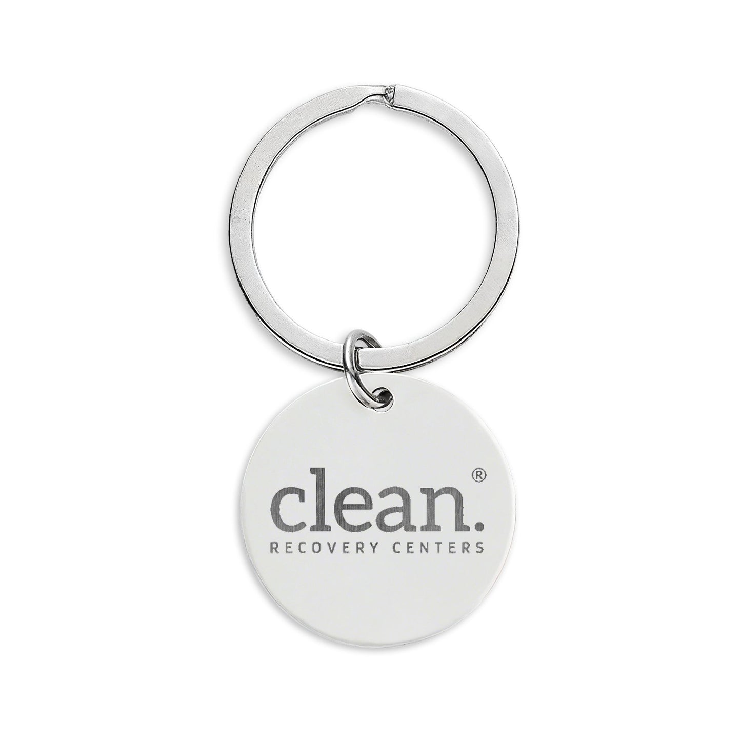 Clean Logo Engraved Keychain