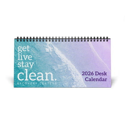 Clean Recovery Centers 2026 Desktop Calendar