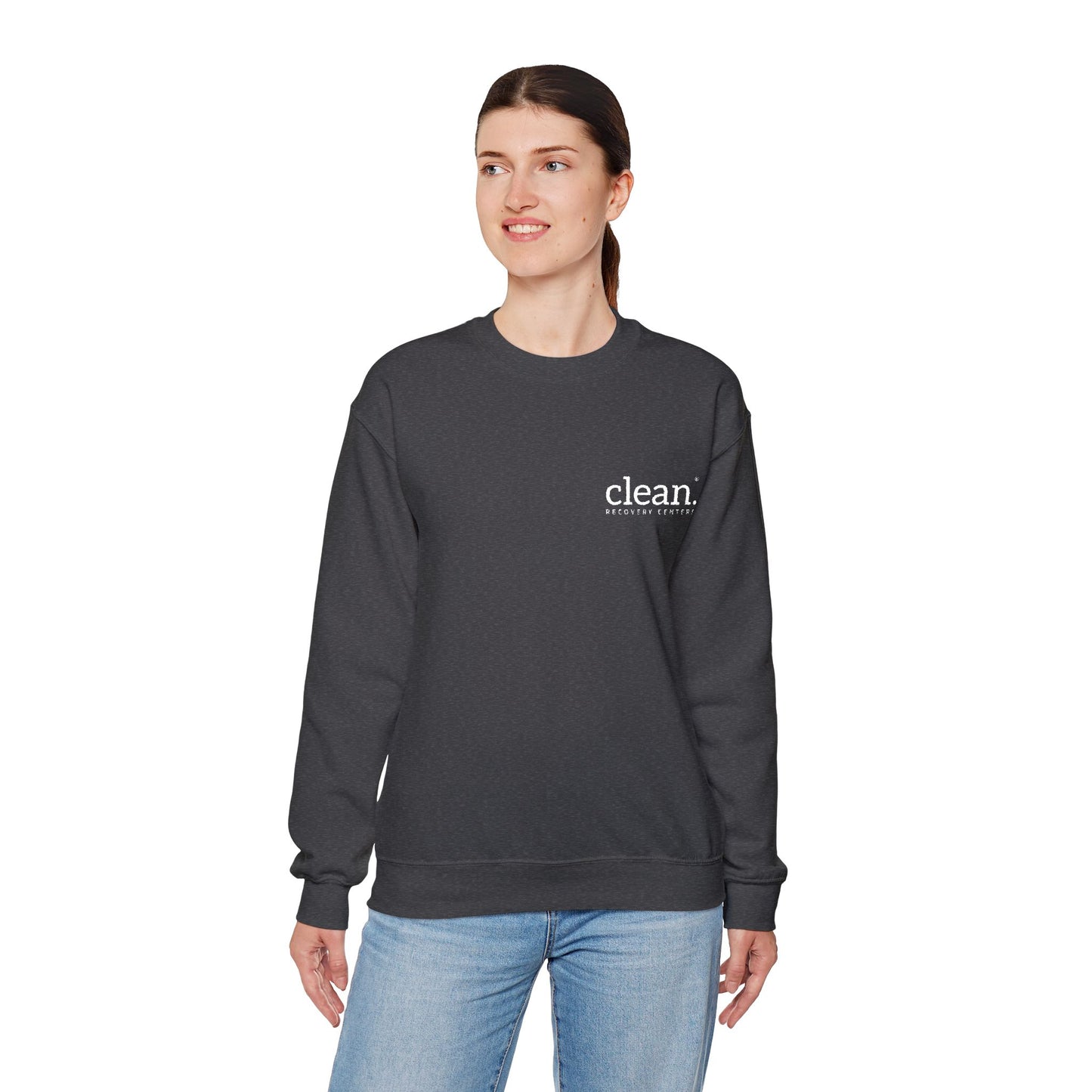 Clean Logo Embroidered Crewneck Sweatshirt