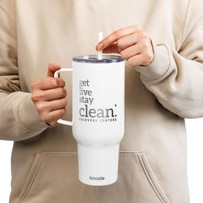 Get Live Stay Clean 40oz Engraved Tumbler