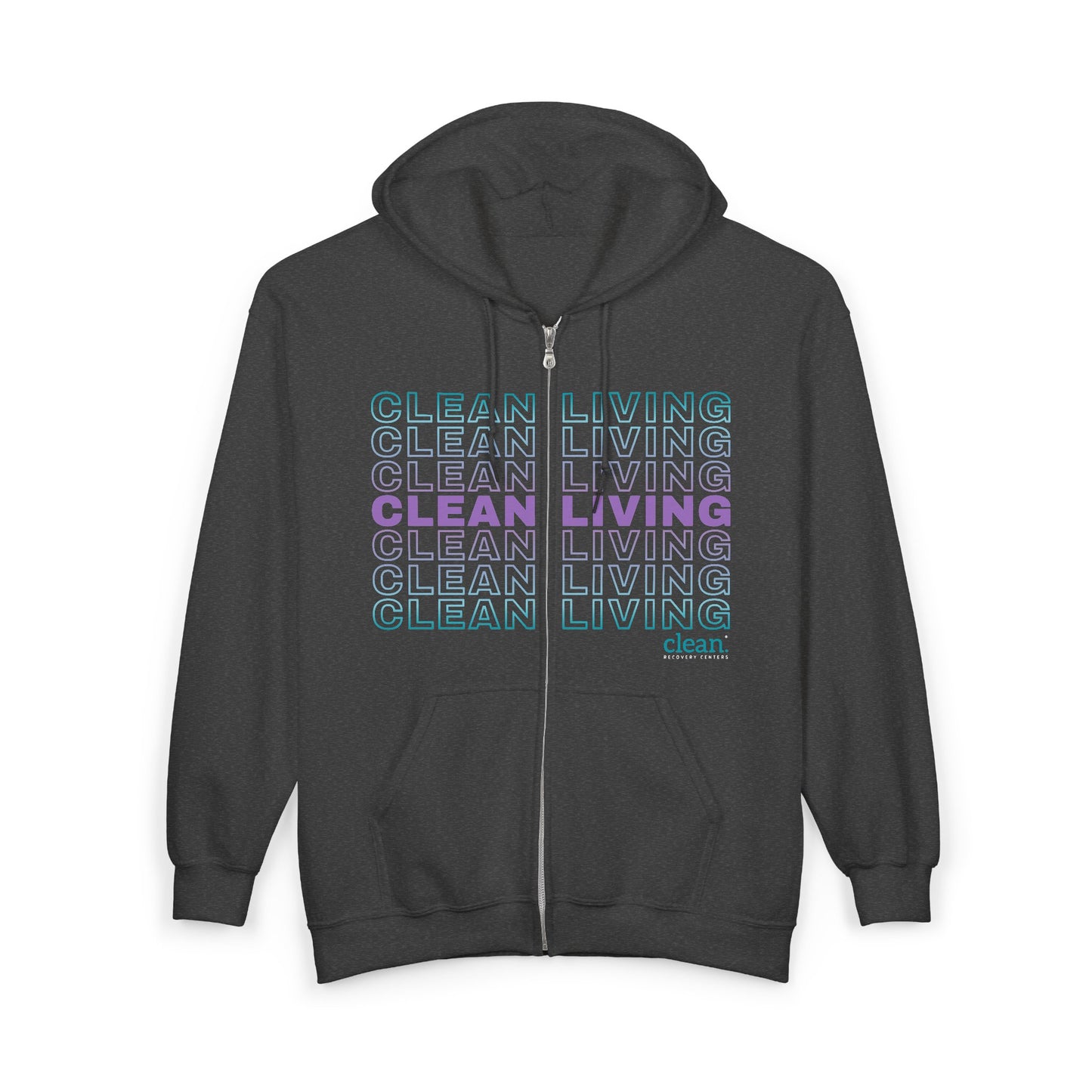 Clean Living Zip Hoodie