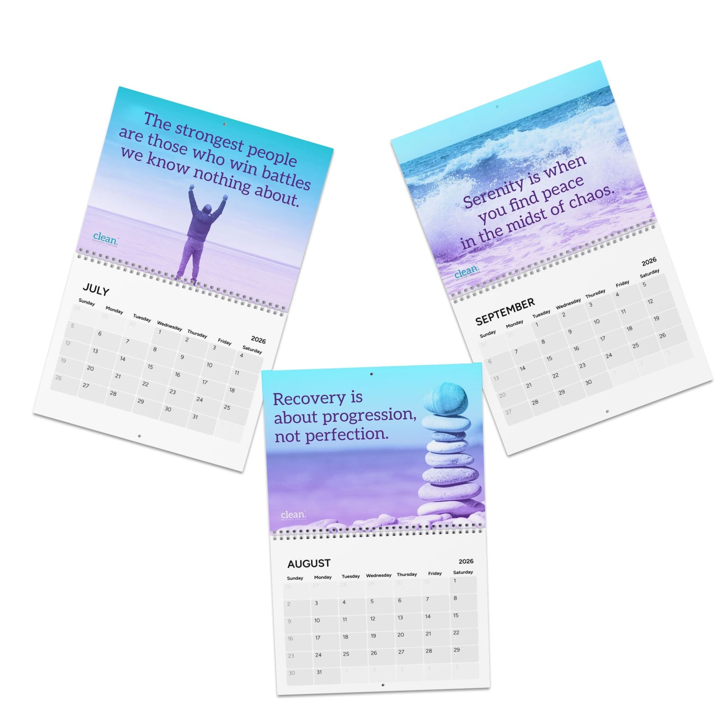 Clean 2026 Wall Calendar