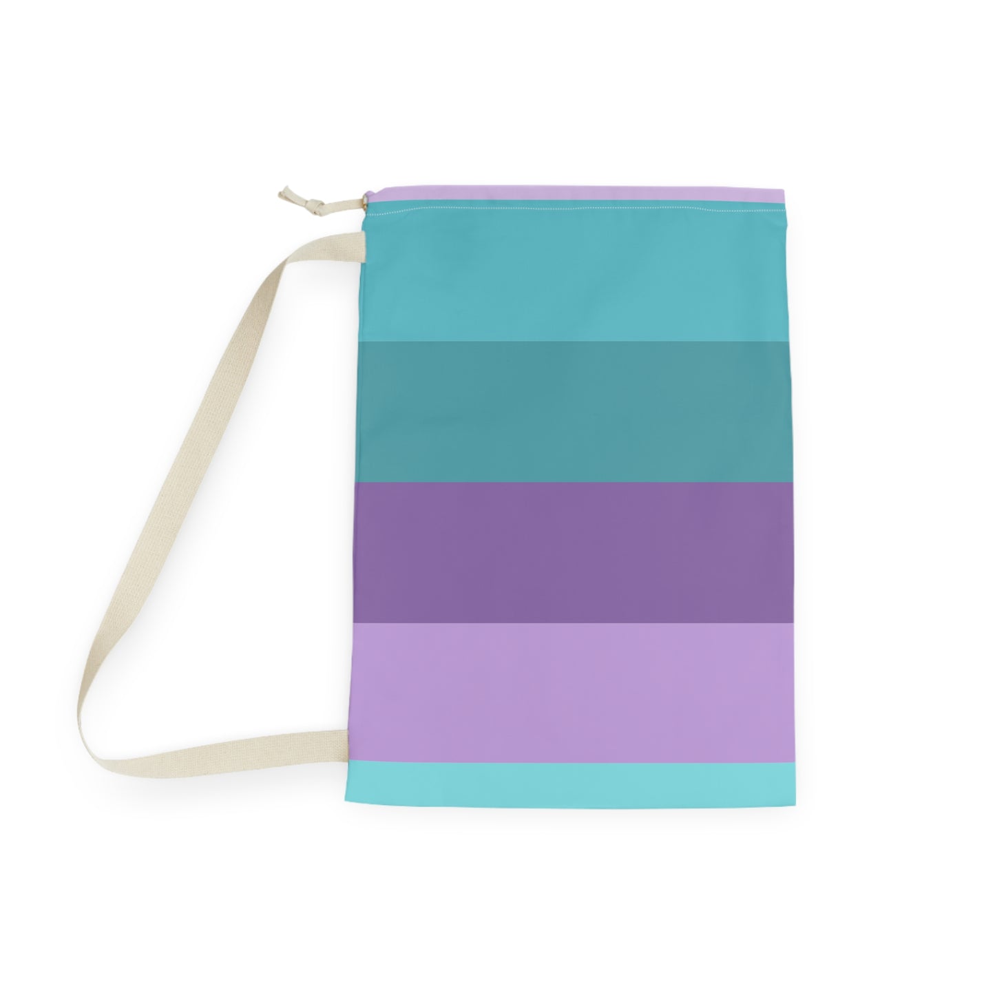 Clean Coastal Colorblock Laundry Bag