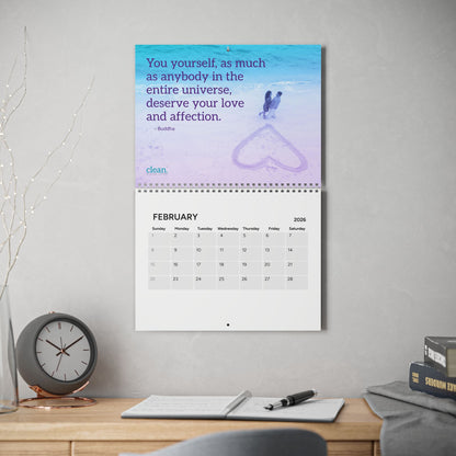 Clean 2026 Wall Calendar