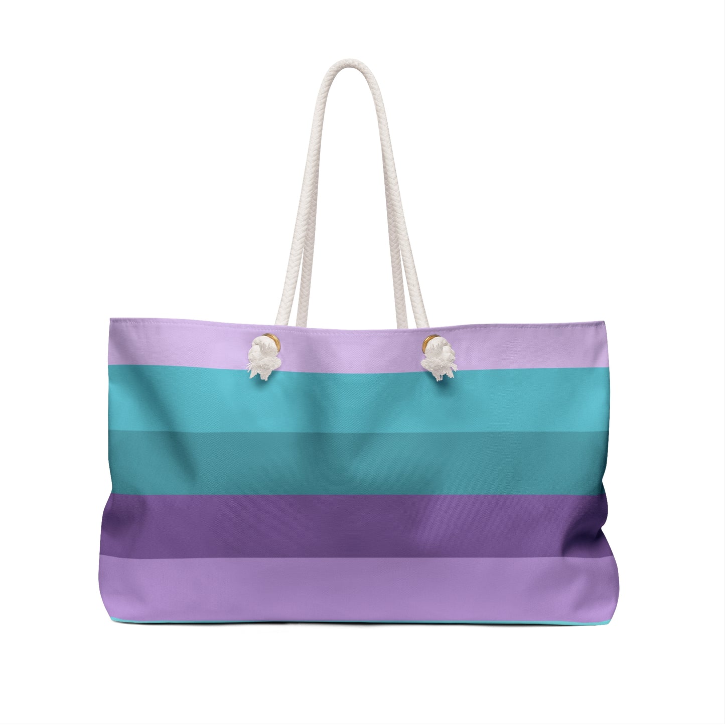 Clean Coastal Colorblock Weekender Tote