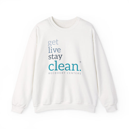Get, Live, Stay Clean Crewneck Sweatshirt