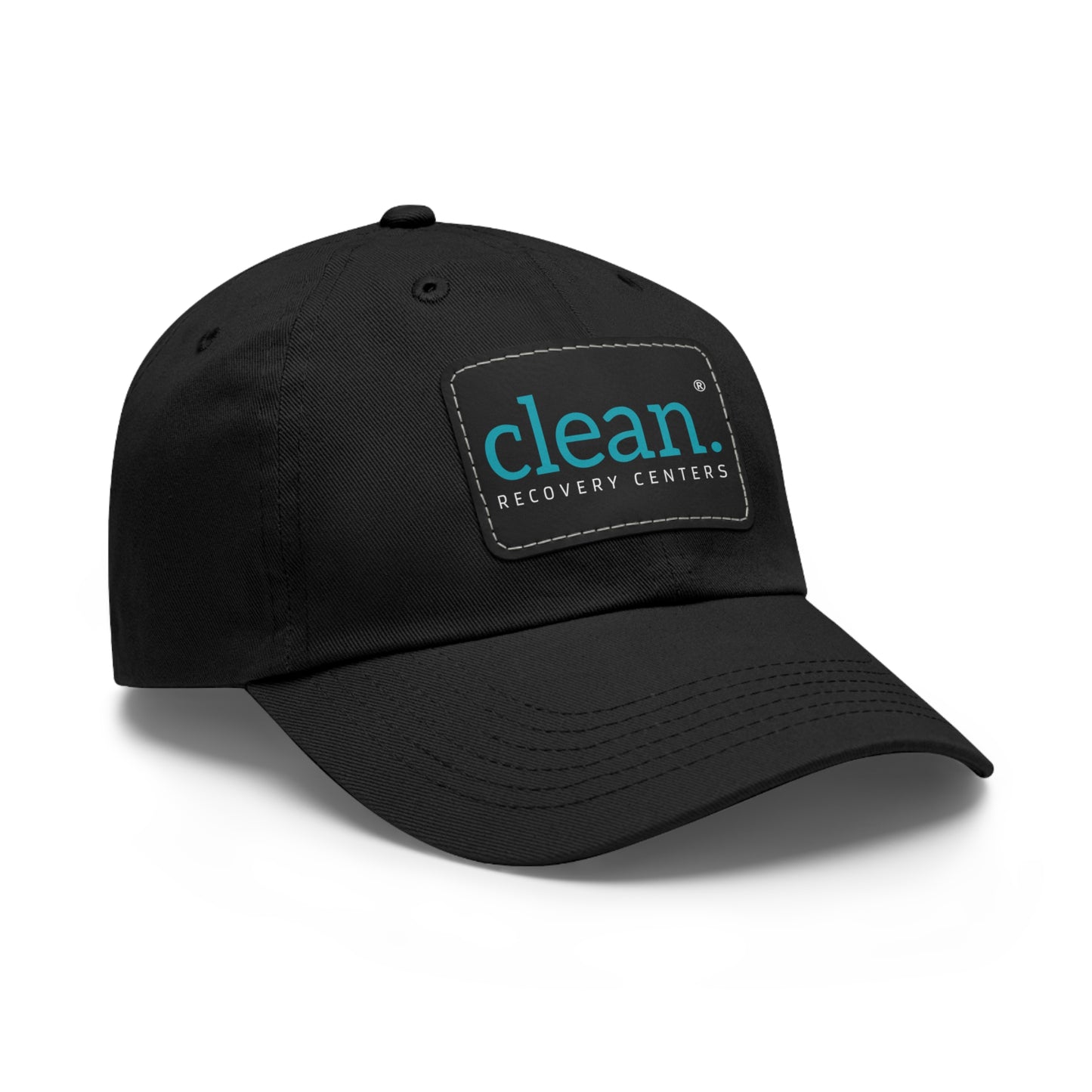 Clean Logo Hat with Leather Patch
