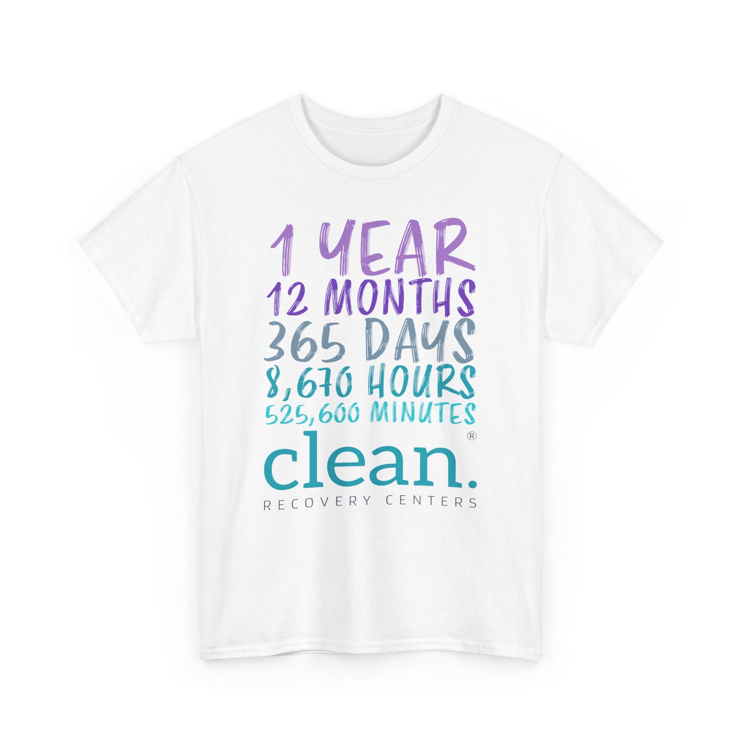 One Year Clean Cotton Tee