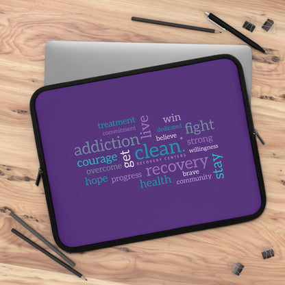 Clean Word Cloud Laptop Sleeve