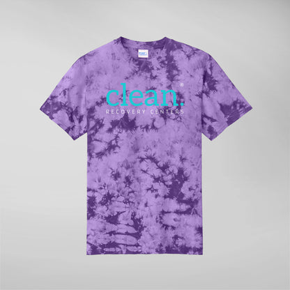Clean Logo Crystal Tie-Dye Tee