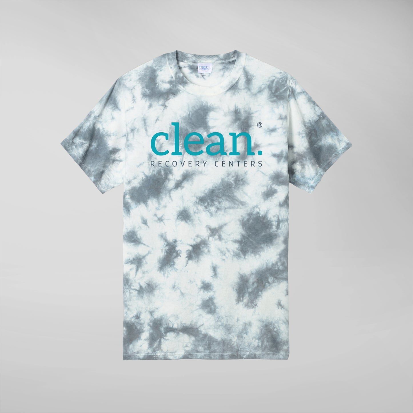 Clean Logo Crystal Tie-Dye Tee