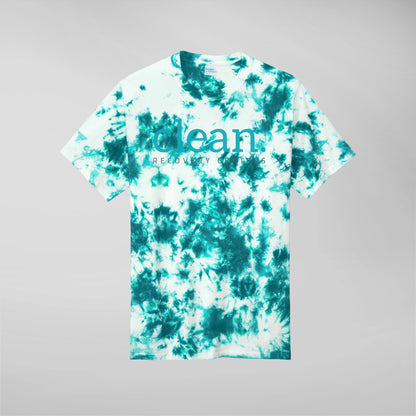 Clean Logo Crystal Tie-Dye Tee