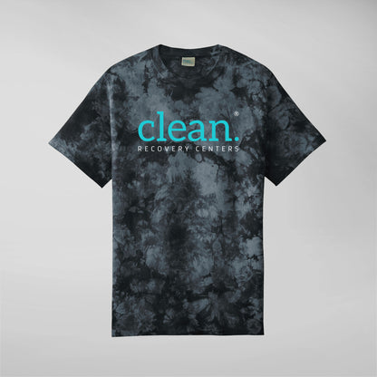 Clean Logo Crystal Tie-Dye Tee