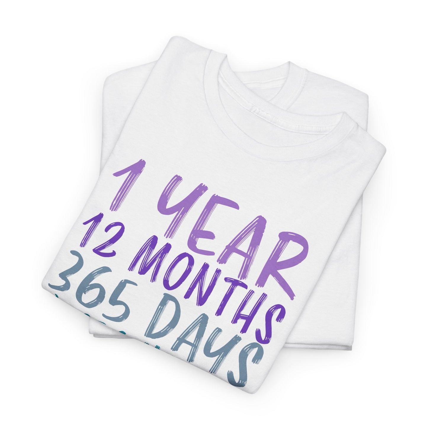 One Year Clean Cotton Tee