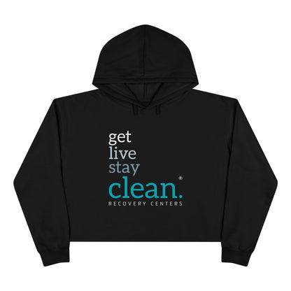 Get, Live, Stay Clean Cropped Hoodie