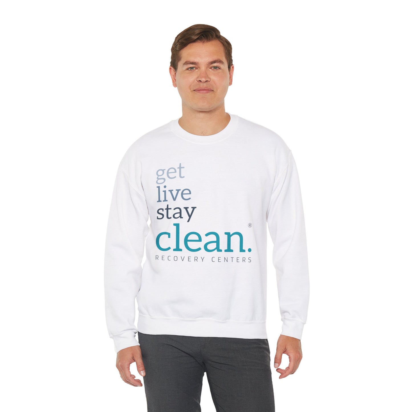 Get, Live, Stay Clean Crewneck Sweatshirt